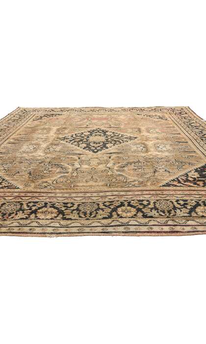 10 x 12 Late 19th Century Antique Persian Mahal Rug 76729