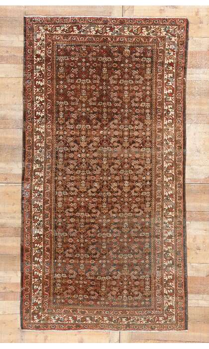 5 x 10 Antique Persian Mahal Rug 53755
