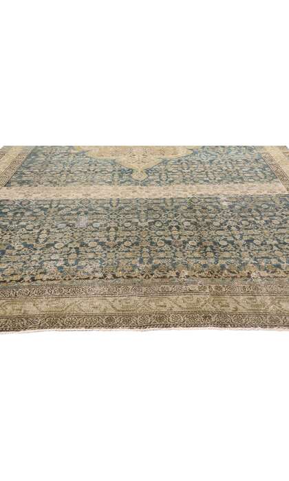7 x 15 Distressed Antique Persian Malayer Rug 51881