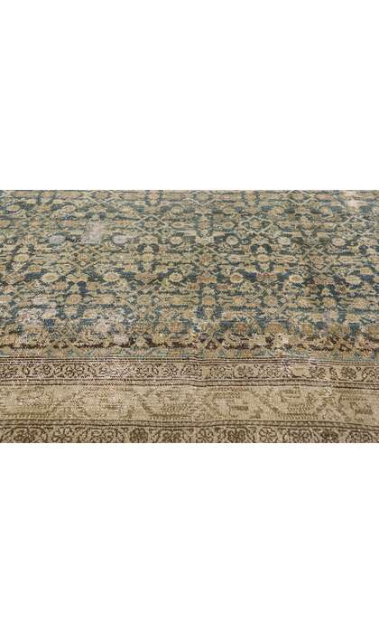 7 x 15 Distressed Antique Persian Malayer Rug 51881