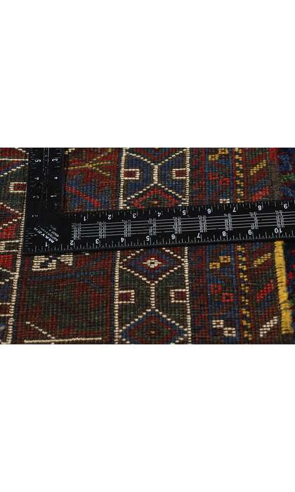 7 x 10 Antique Persian Tribal Shiraz Rug 53396