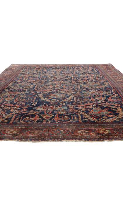 9 x 11 Antique Persian Sultanabad Rug 78652