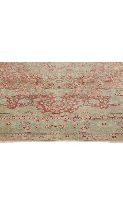 10 x 12 Distressed Antique Persian Tabriz Rug 53165