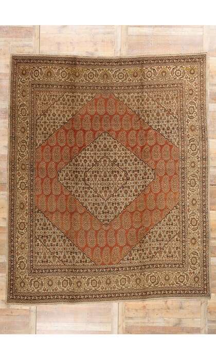 10 x 12 Haji Khalili Antique Persian Tabriz Rug 73538