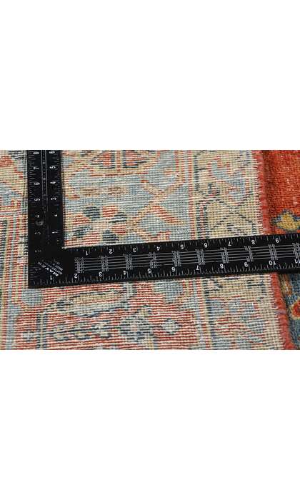 8 x 12 Distressed Antique Persian Viss Rug 60880