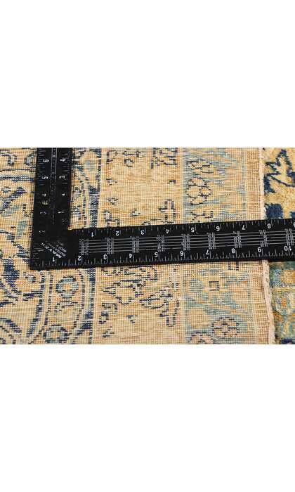 11 x 16 Late 19th Century Antique Persian Yazd Rug 73956