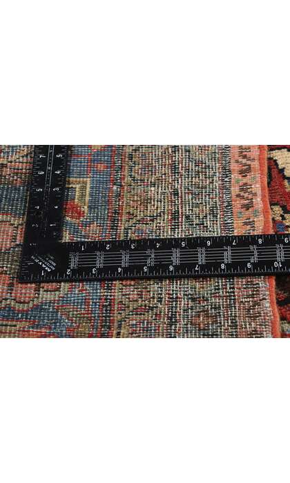 10 x 18 Late 19th Century Antique Persian Mahal Rug 73381