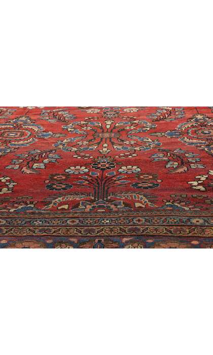 10 x 18 Late 19th Century Antique Persian Mahal Rug 73381