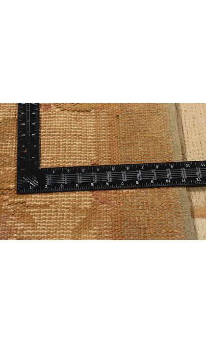 12 x 13 Late 19th Century Antique Spanish Savonnerie Square Rug 72167