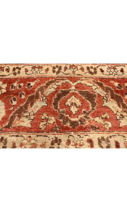 9 x 12 Red and Green Antique Turkish Mahal Rug 52679