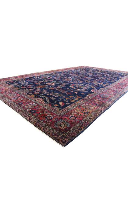11 x 18 Antique Persian Sarouk Rug 79155