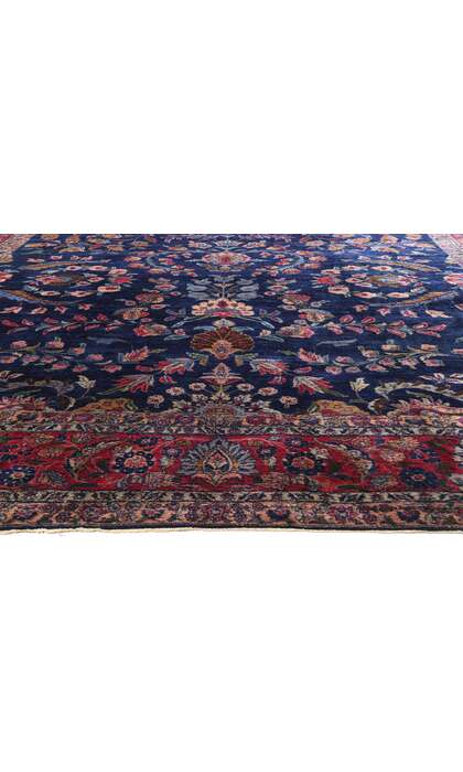 11 x 18 Antique Persian Sarouk Rug 79155