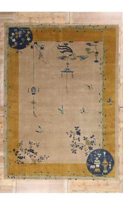 9 x 12 Modern Chinese Art Deco Rug 31344