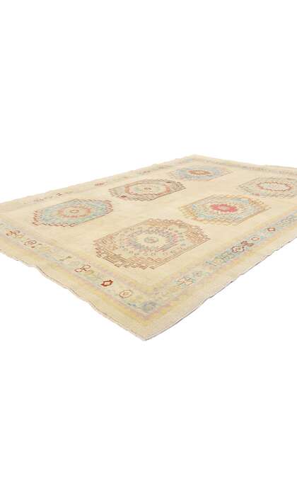6 x 8 Modern Turkish Oushak Rug 53532