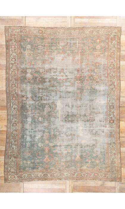 10 x 13 Late 19th Century Antique Persian Malayer Rug 76708