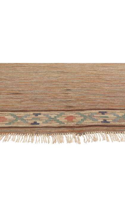 7 x 7 Vintage Swedish Scandinavian Rollakan Rug 79054