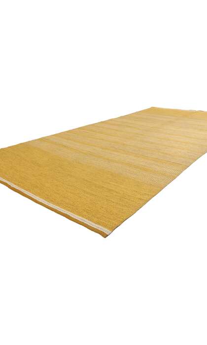 6 x 12 Vintage Gold Swedish Rollakan Rug 78505