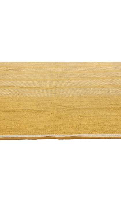 6 x 12 Vintage Gold Swedish Rollakan Rug 78505