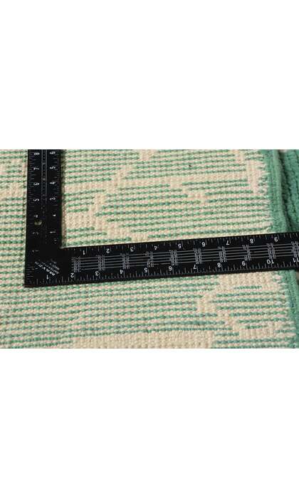 6 x 8 Modern Green Turkish Moroccan Rug 53193