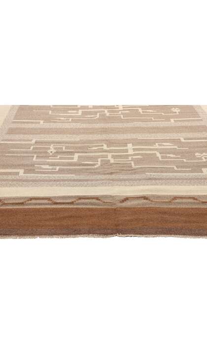 8 x 11 Antique Greta Skogster Finnish Flatweave Rug 78506