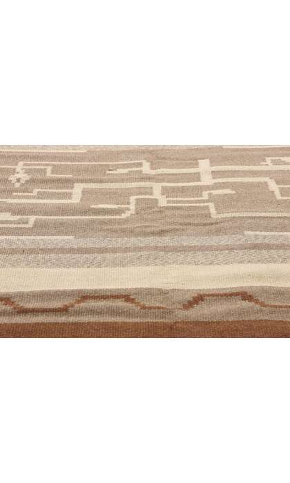 8 x 11 Antique Greta Skogster Finnish Flatweave Rug 78506