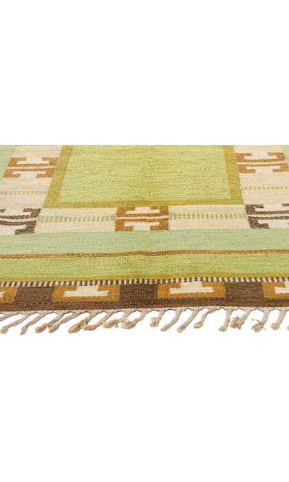 4 x 7 Ingegerd Silow Vintage Swedish Rollakan Rug 78252