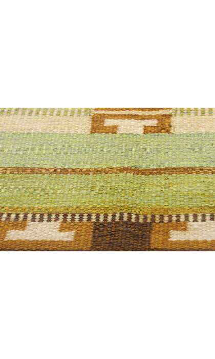 4 x 7 Ingegerd Silow Vintage Swedish Rollakan Rug 78252