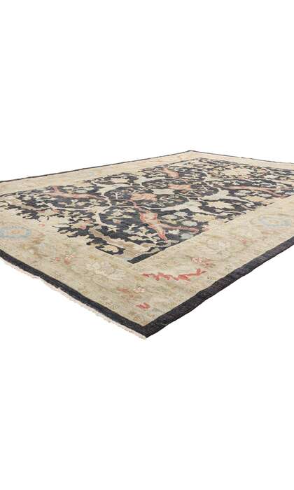 9 x 12 Modern Black Sultanabad Rug 60884