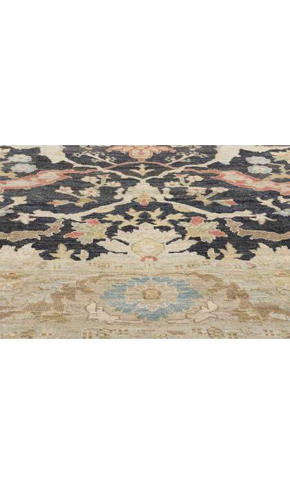 9 x 12 Modern Black Sultanabad Rug 60884