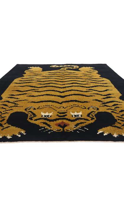 8 x 10 Modern Tibetan Tiger Rug 31343