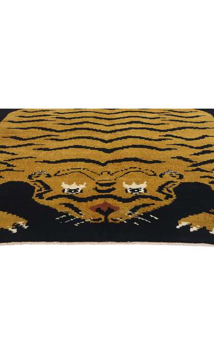 8 x 10 Modern Tibetan Tiger Rug 31343