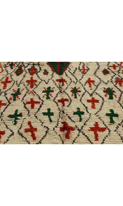 4 x 6 Vintage Moroccan Azilal Rug 74761