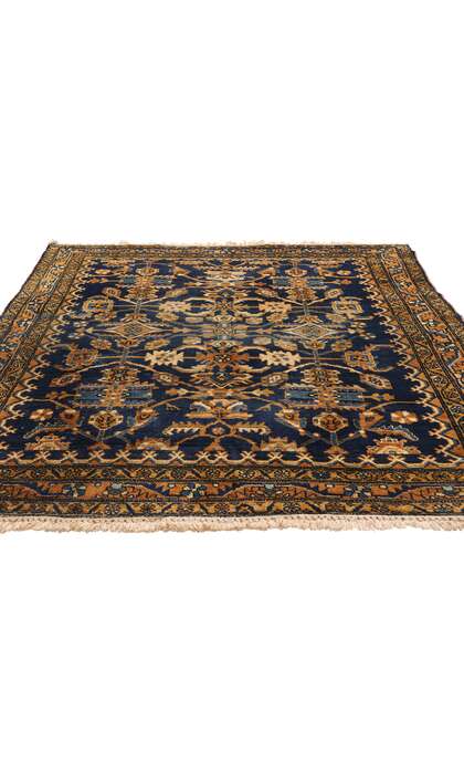 5 x 6 Vintage Persian Hamadan Rug 75775