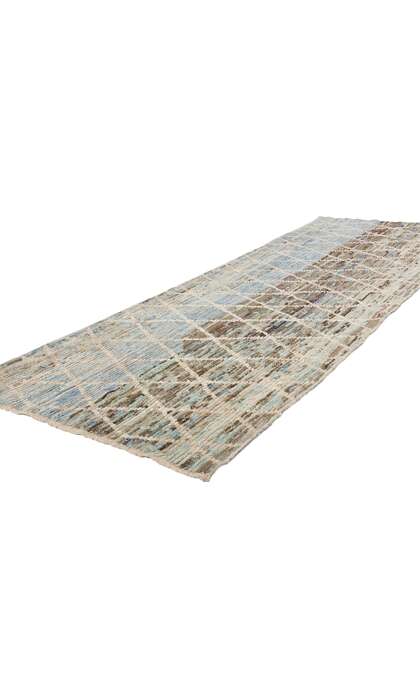 3 x 10 Organic Modern Moroccan Rug Runner 79156