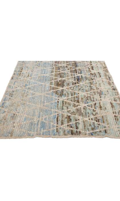3 x 10 Organic Modern Moroccan Rug Runner 79156