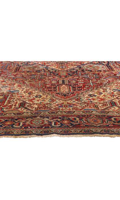 10 x 12 Antique Persian Heriz Rug 78967