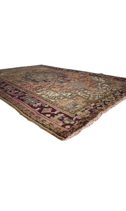 6 x 9 Vintage Persian Heriz Rug 75553