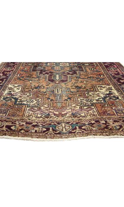 6 x 9 Vintage Persian Heriz Rug 75553