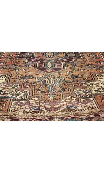 6 x 9 Vintage Persian Heriz Rug 75553