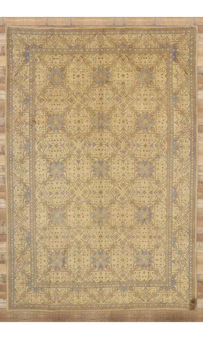 8 x 12 Vintage Persian Kashan Rug 75179