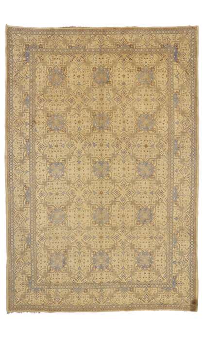 8 x 12 Vintage Persian Kashan Rug 75179
