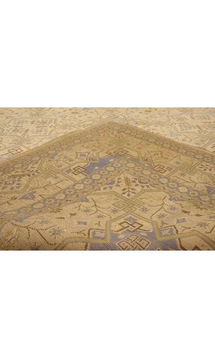 8 x 12 Vintage Persian Kashan Rug 75179