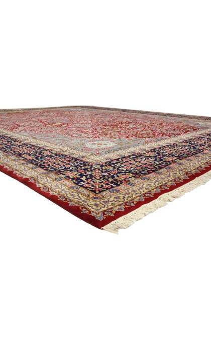 13 x 17 Vintage Persian Kerman Rug 76443