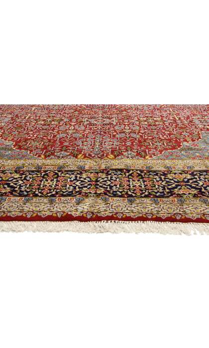 13 x 17 Vintage Persian Kerman Rug 76443