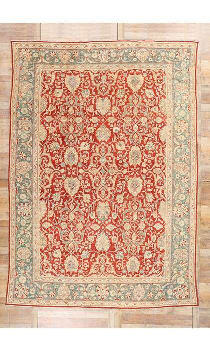 10 x 14 Antique Persian Mahal Rug 52680