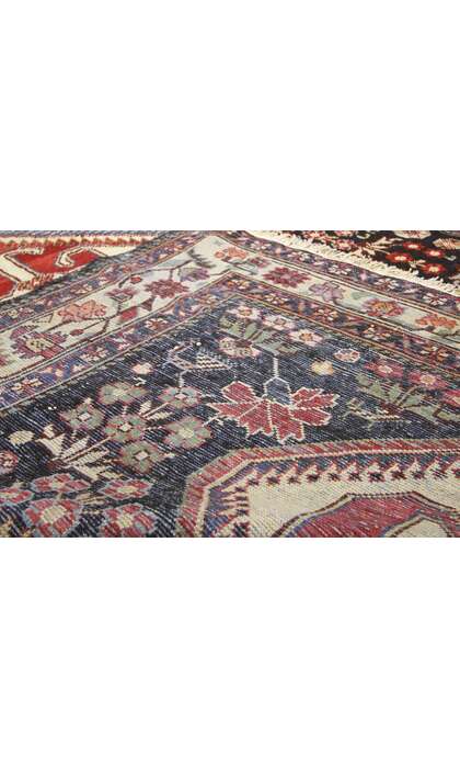 5 x 10 Antique Persian Mahal Rug Runner 75266