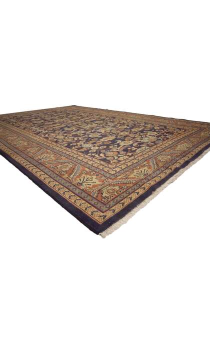 7 x 10 Vintage Persian Mahal Rug 75830