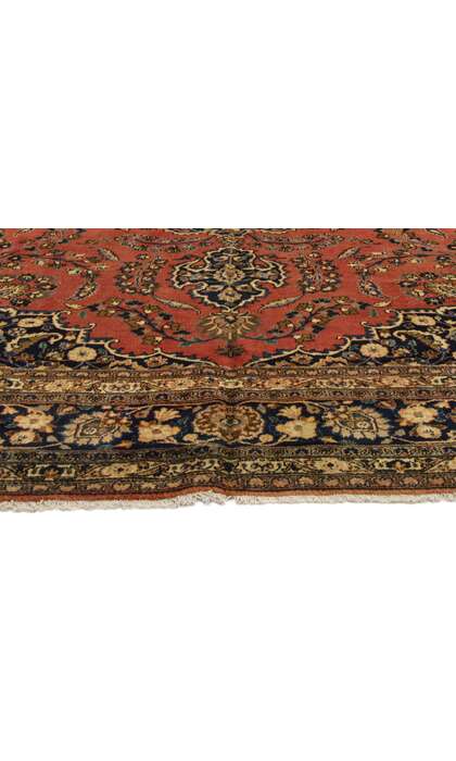 10 x 16 Vintage Persian Mashhad Rug 75598