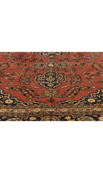 10 x 16 Vintage Persian Mashhad Rug 75598