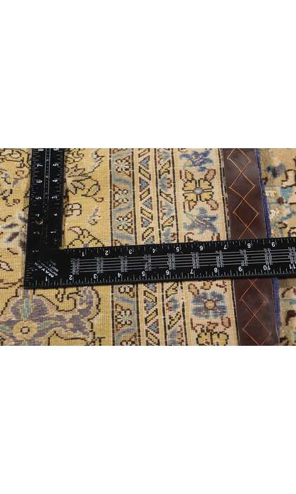 7 x 9 Vintage Persian Qum Rug 61164